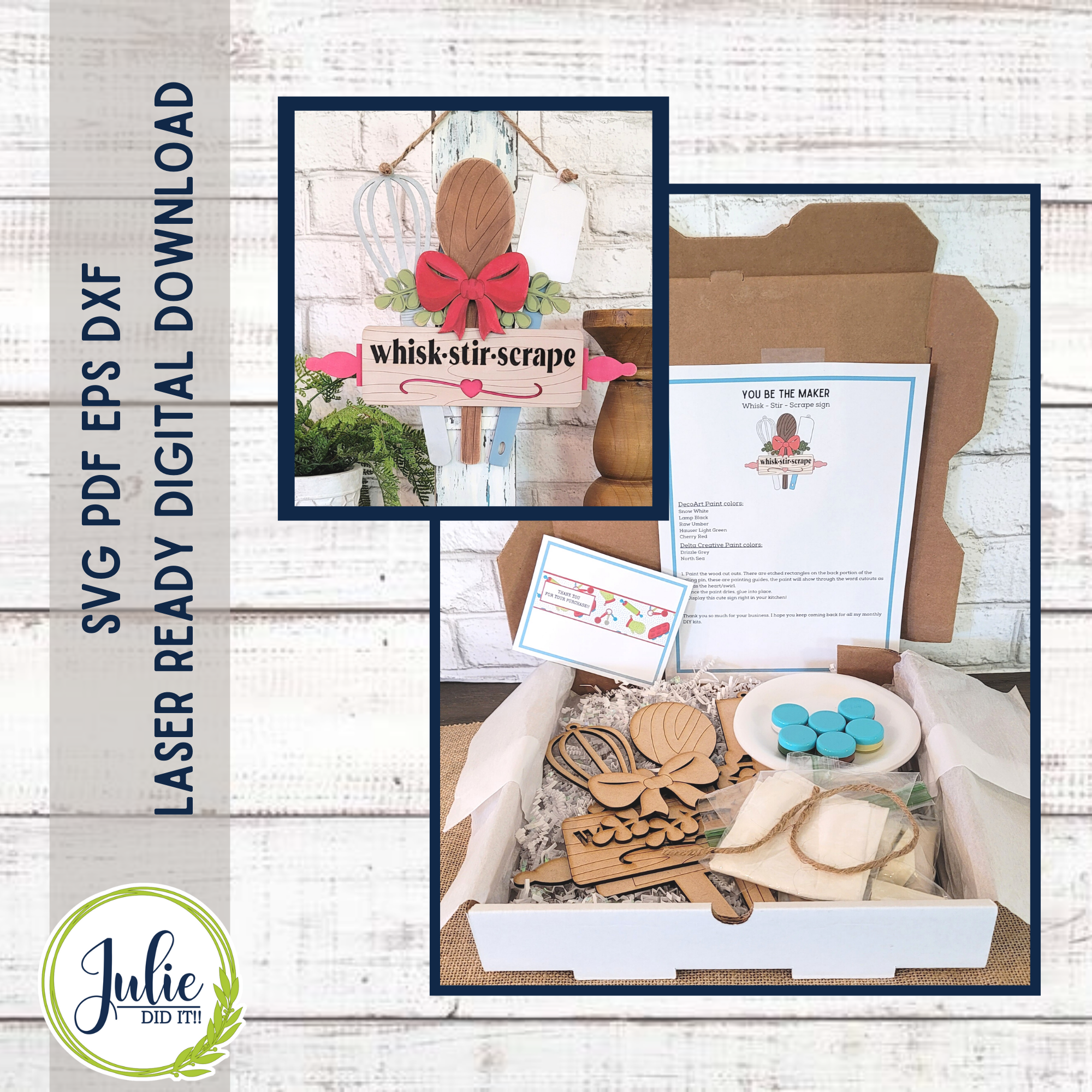 October 2022 - Whisk, Stir, Scrape Exclusive DIY Kit