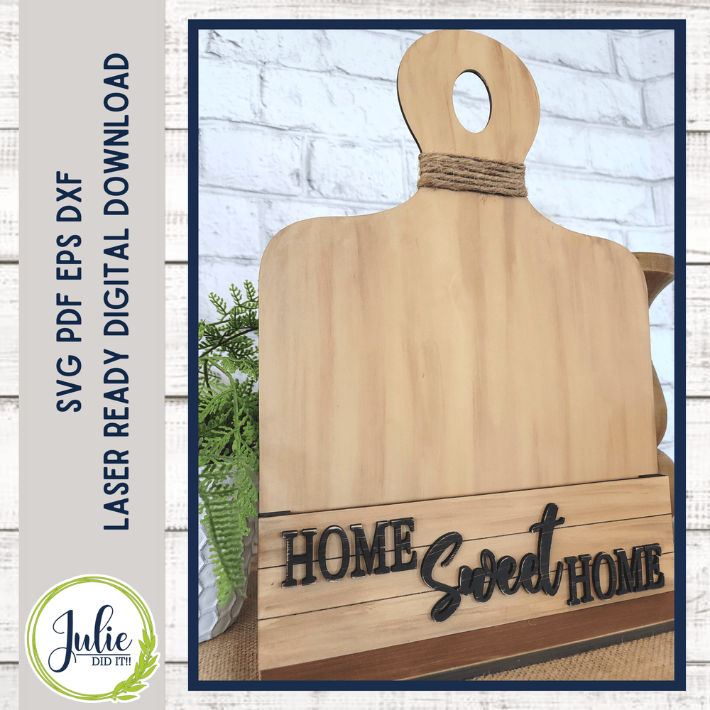 Julie Did It Studios Interchangeable Cutting Board Shelf Sitter