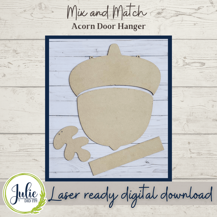 Julie Did It Studios Acorn Door Hanger