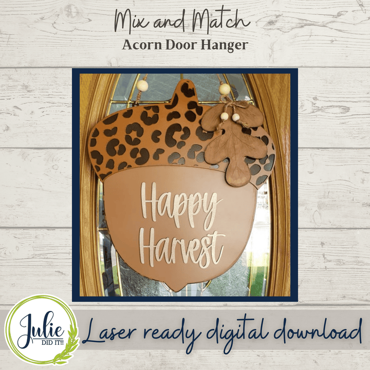 Julie Did It Studios Acorn Door Hanger