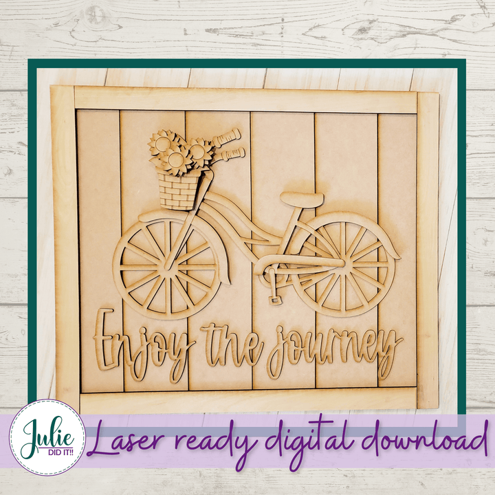 Julie Did It Studios "Enjoy the Journey" Sign