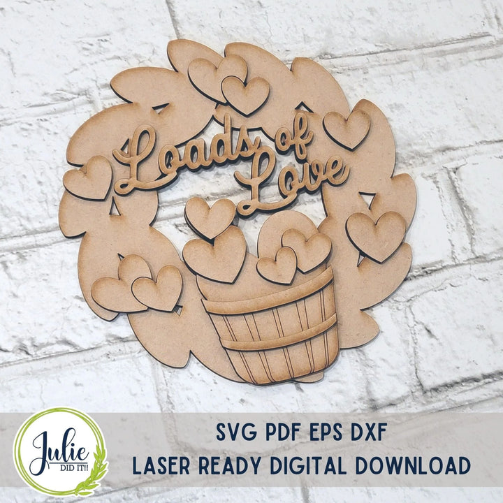 Julie Did It Studios Loads of Love Wreath