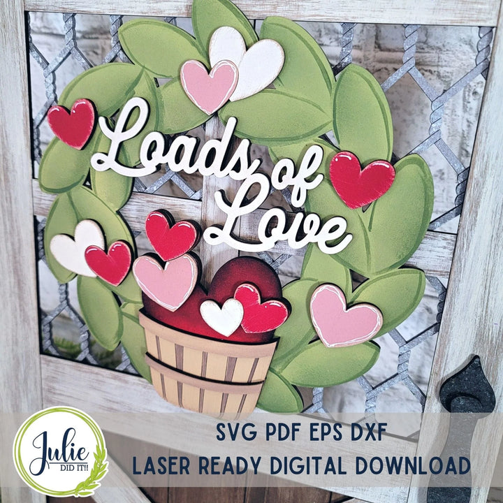 Julie Did It Studios Loads of Love Wreath