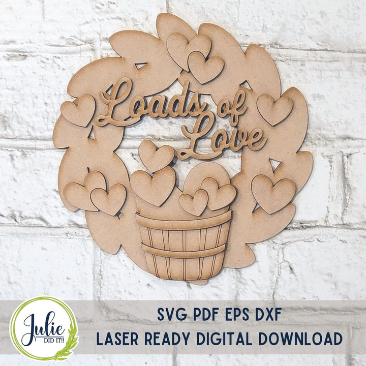 Julie Did It Studios Loads of Love Wreath