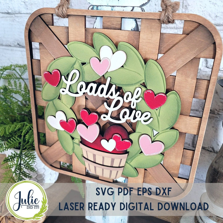 Julie Did It Studios Loads of Love Wreath