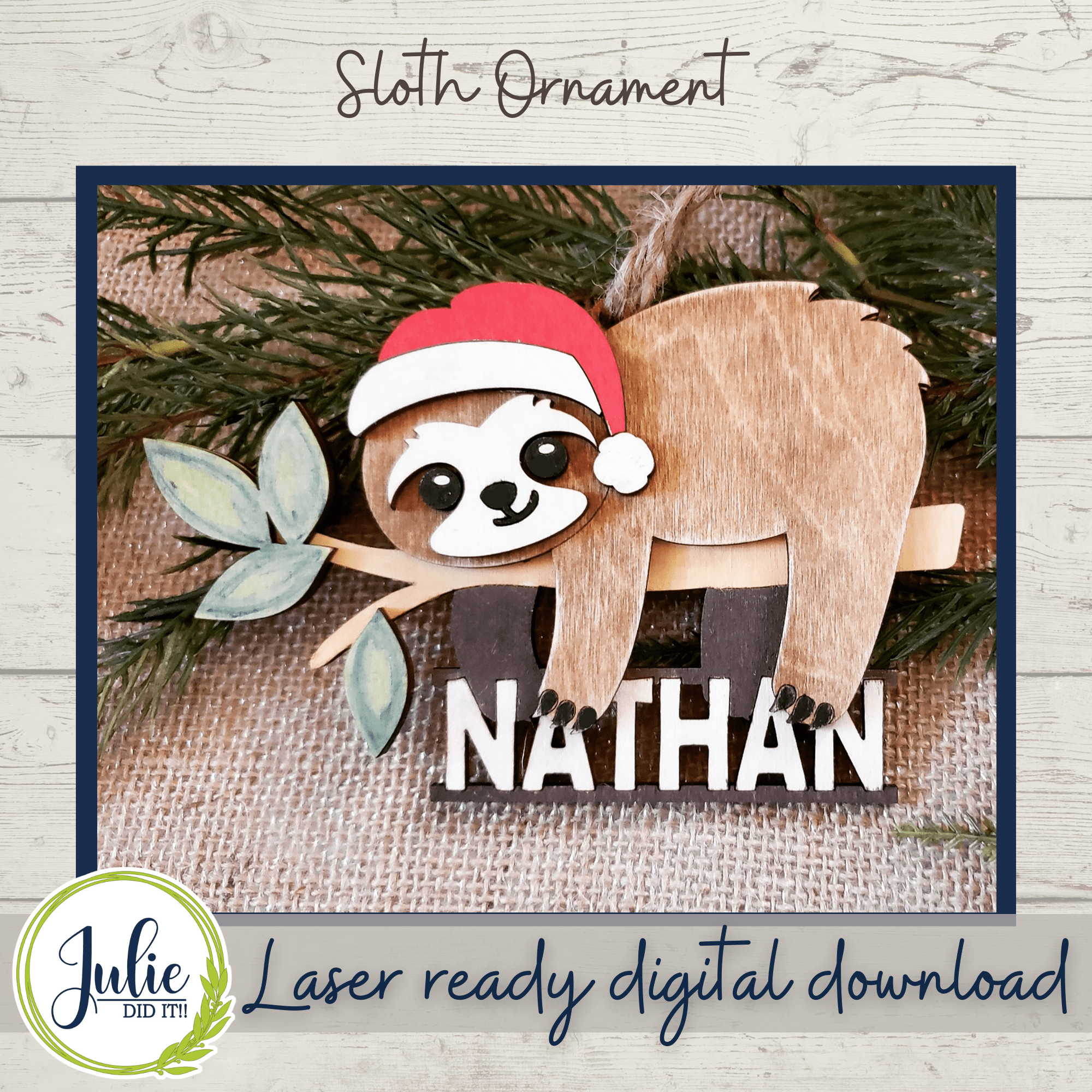Sloth ornament best sale