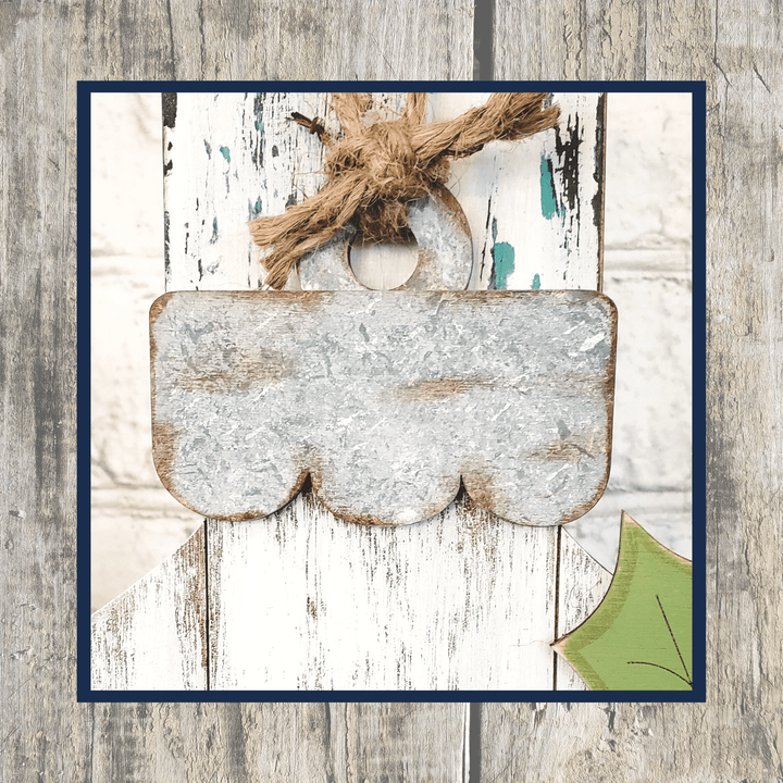 Julie Did It Studios Rustic Merry Christmas Ornament Sign