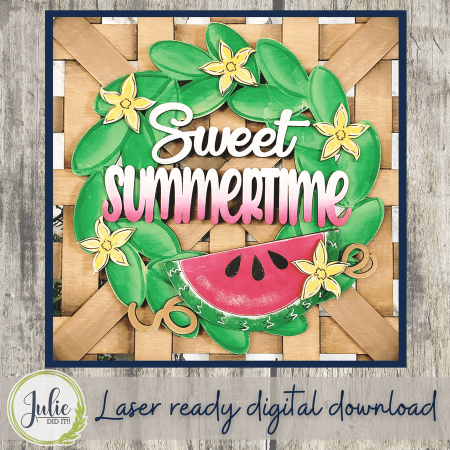 Julie Did It Studios Sweet Summertime Wreath