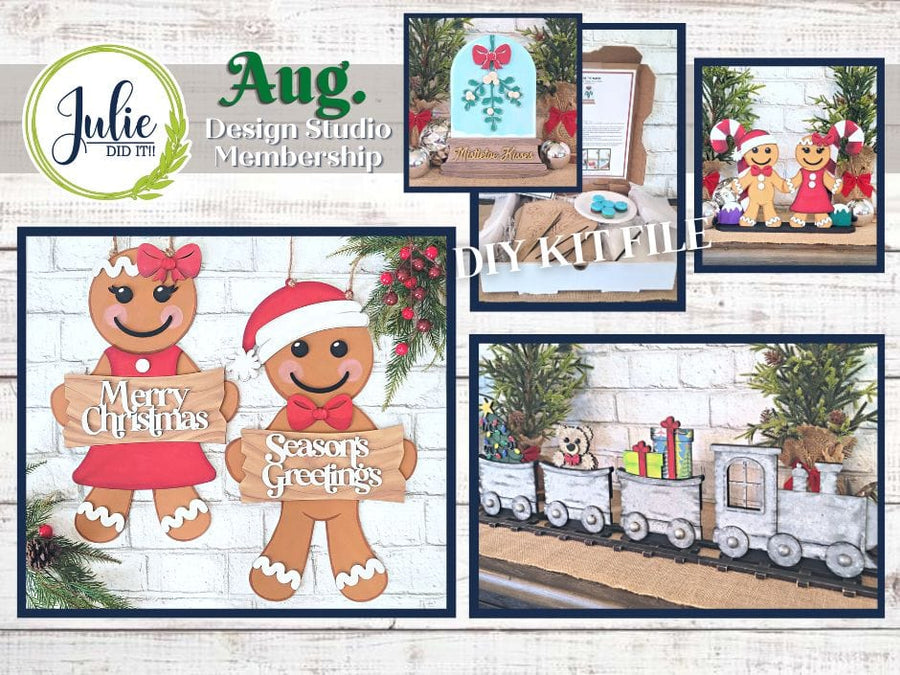 Julie Did It Studios August 2023 Design Studio Membership Bundle