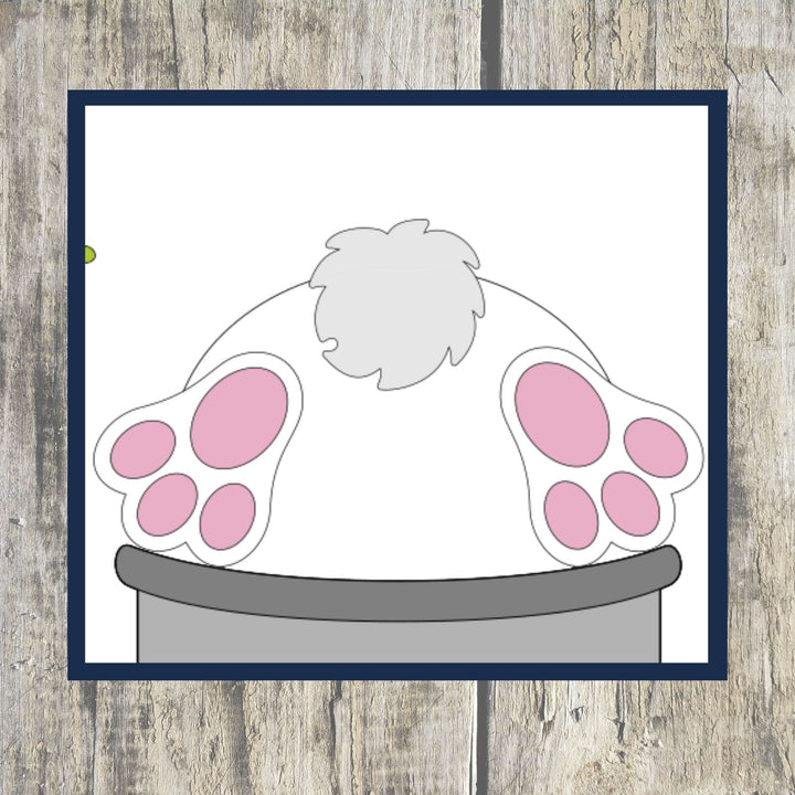 Julie Did It Studios Bunny Butts with Carrots Train Insert