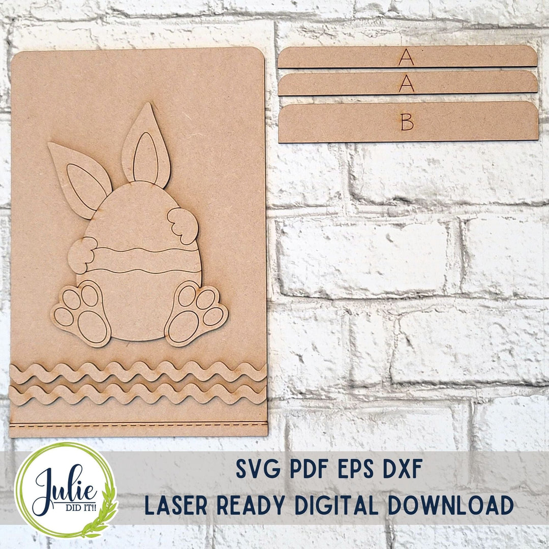 Julie Did It Studios Easter Egg Interchangeable Tea Towel - February 2024 Design Studio
