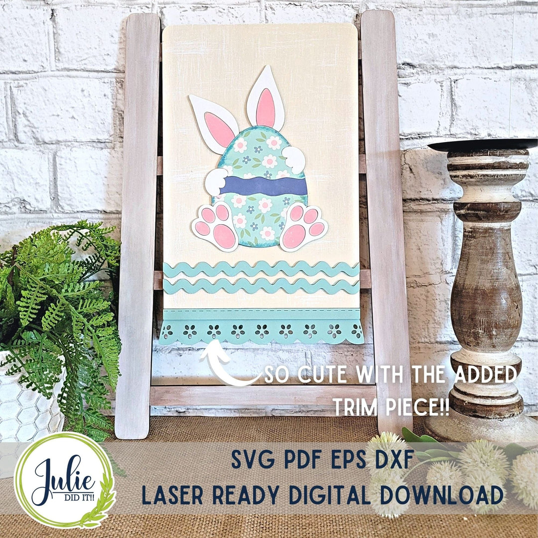 Julie Did It Studios Easter Egg Interchangeable Tea Towel - February 2024 Design Studio