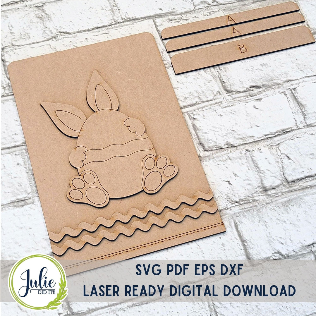Julie Did It Studios Easter Egg Interchangeable Tea Towel - February 2024 Design Studio
