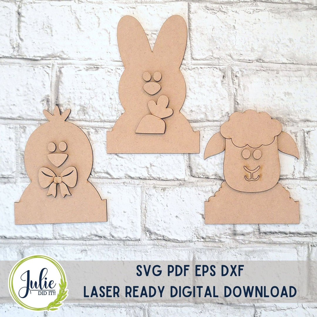 Julie Did It Studios Easter Friends Train Insert