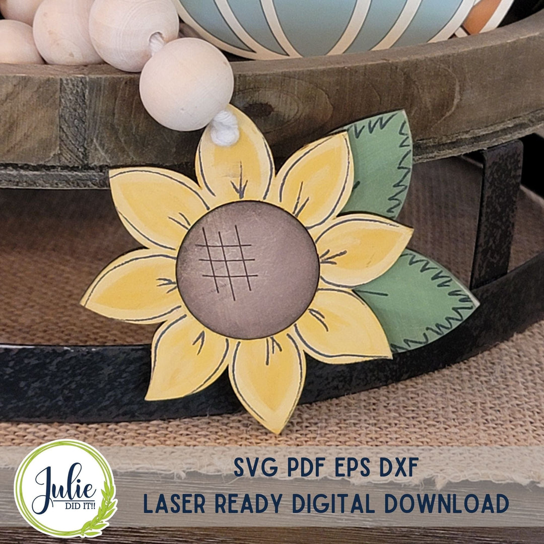 Julie Did It Studios Fall Floral Tiered Tray Set - September 2023 Design Studio