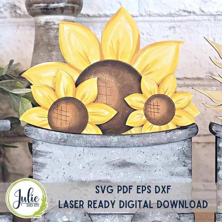 Julie Did It Studios Fall Florals Train Inserts - September 2023 Design Studio