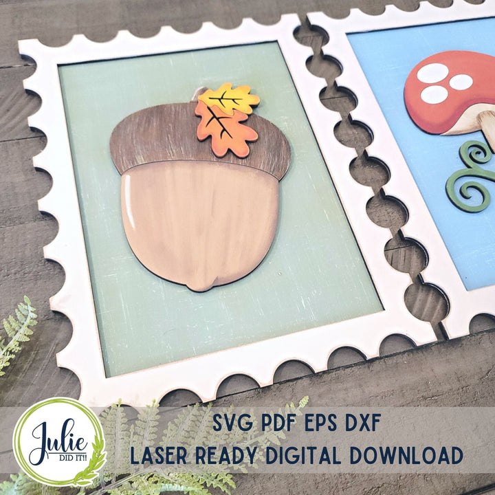 Julie Did It Studios Fall Stamps Trio - July 2023 Design Studio