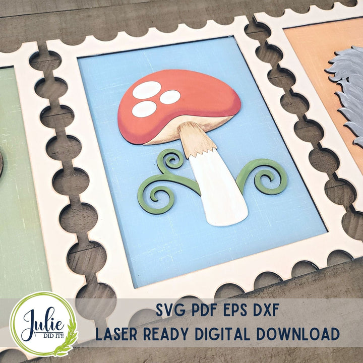 Julie Did It Studios Fall Stamps Trio - July 2023 Design Studio