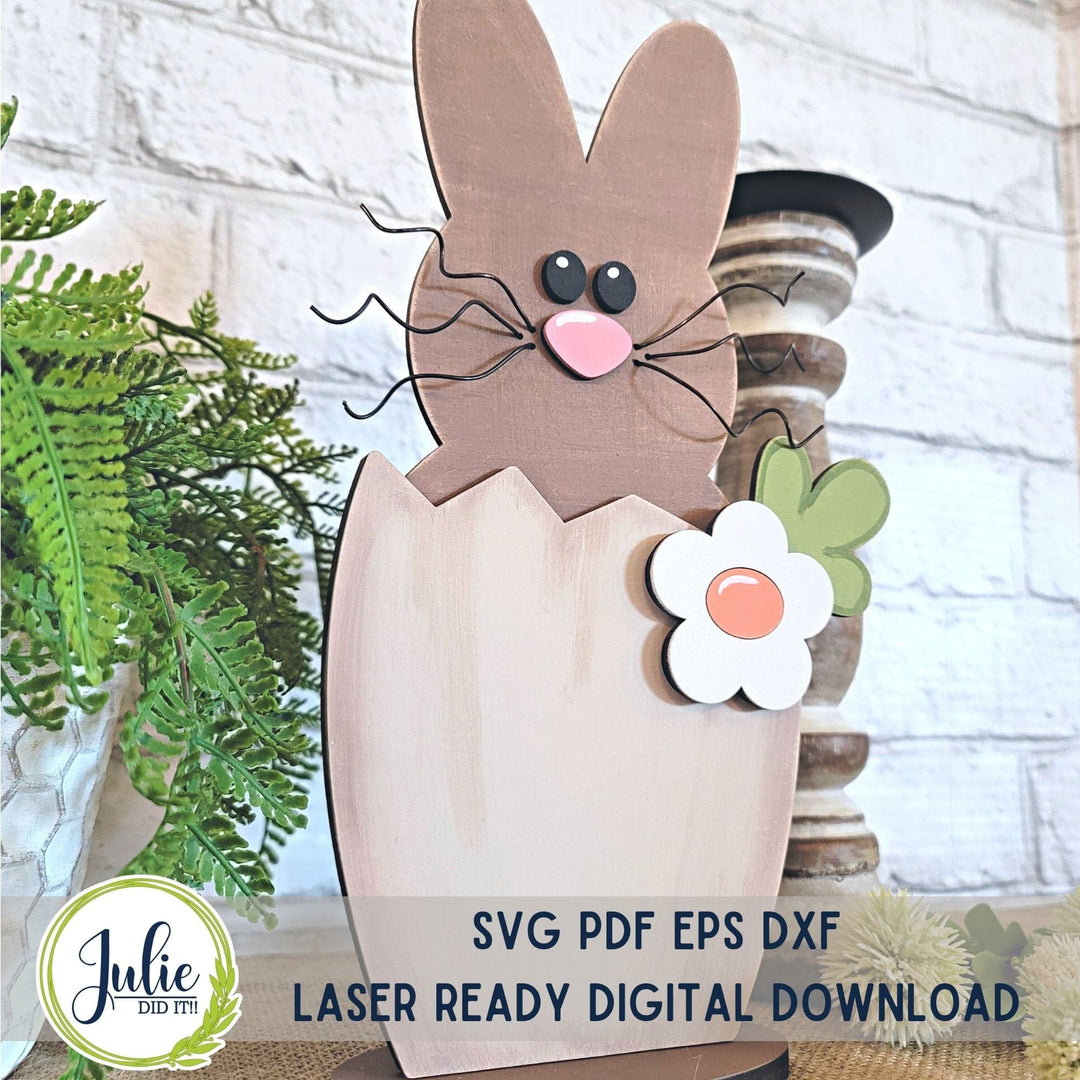 Julie Did It Studios Hatched Bunny Shelf Sitter -  February 2024 Design Studio