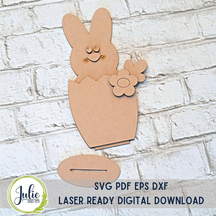 Julie Did It Studios Hatched Bunny Shelf Sitter -  February 2024 Design Studio