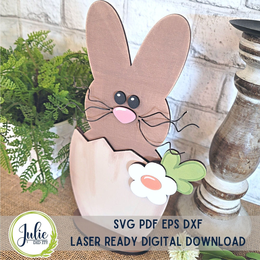Julie Did It Studios Hatched Bunny Shelf Sitter -  February 2024 Design Studio