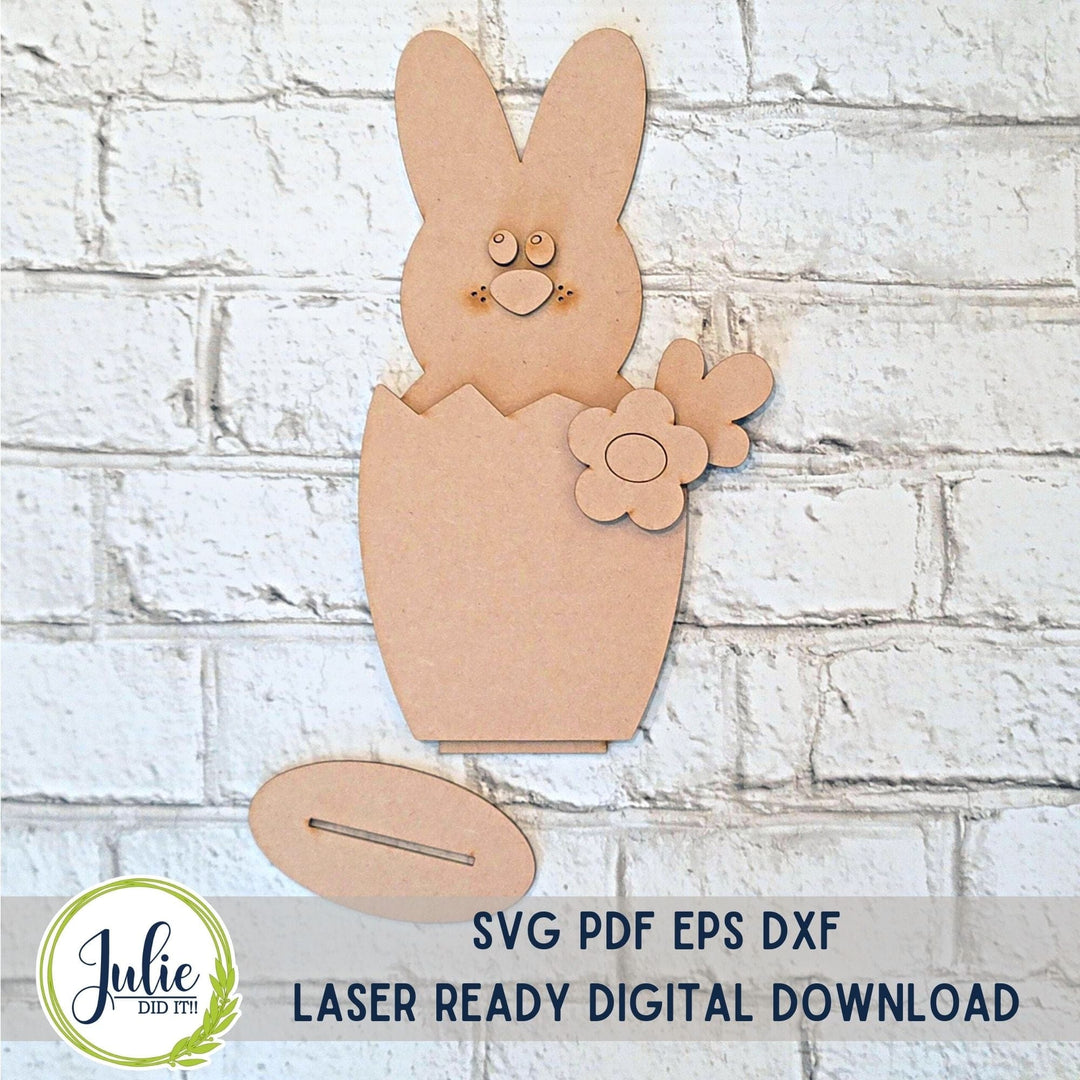 Julie Did It Studios Hatched Bunny Shelf Sitter -  February 2024 Design Studio