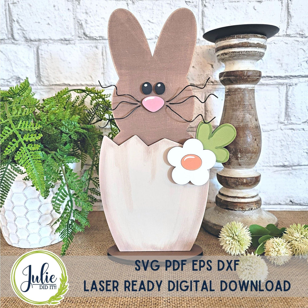 Julie Did It Studios Hatched Bunny Shelf Sitter -  February 2024 Design Studio