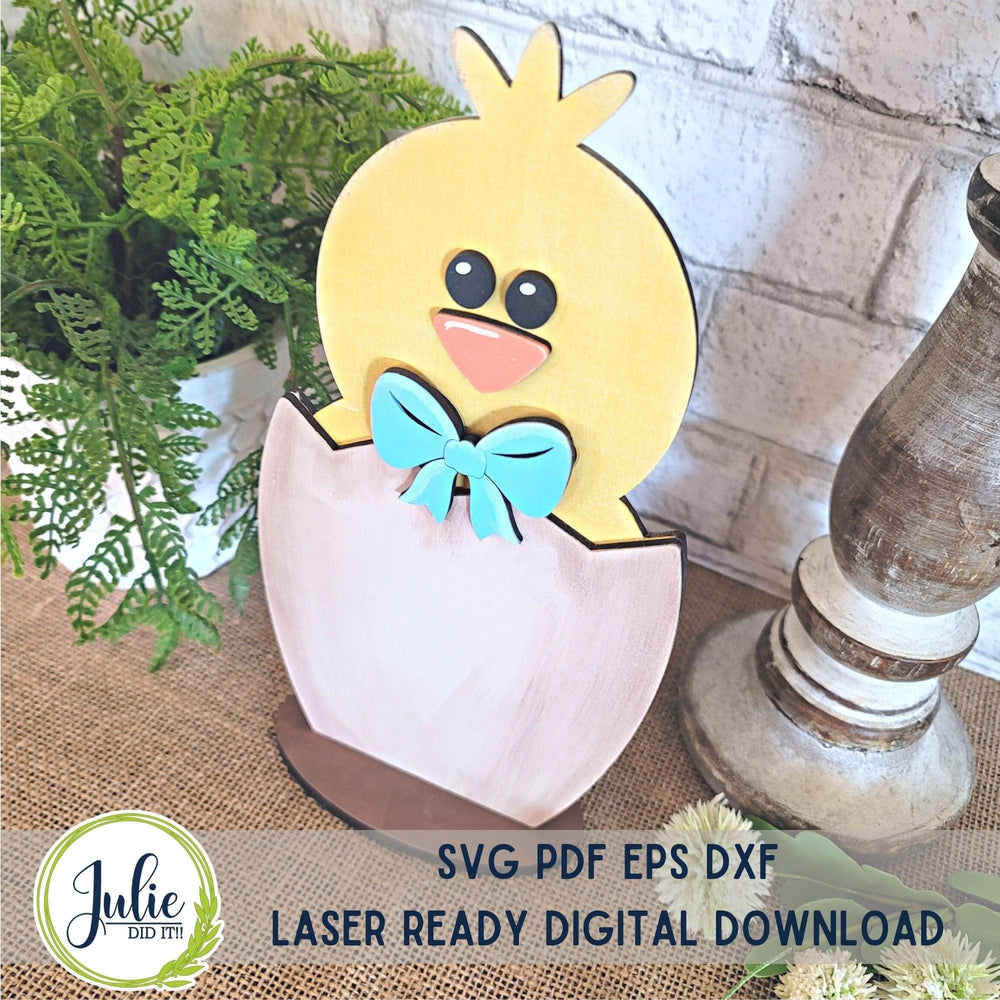 Julie Did It Studios Hatched Chick Shelf Sitter -  February 2024 Design Studio