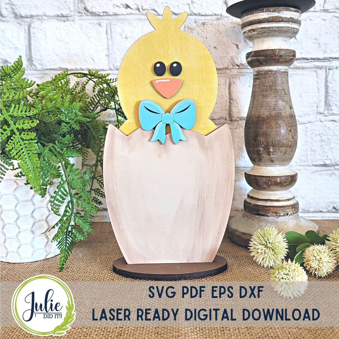Julie Did It Studios Hatched Chick Shelf Sitter -  February 2024 Design Studio