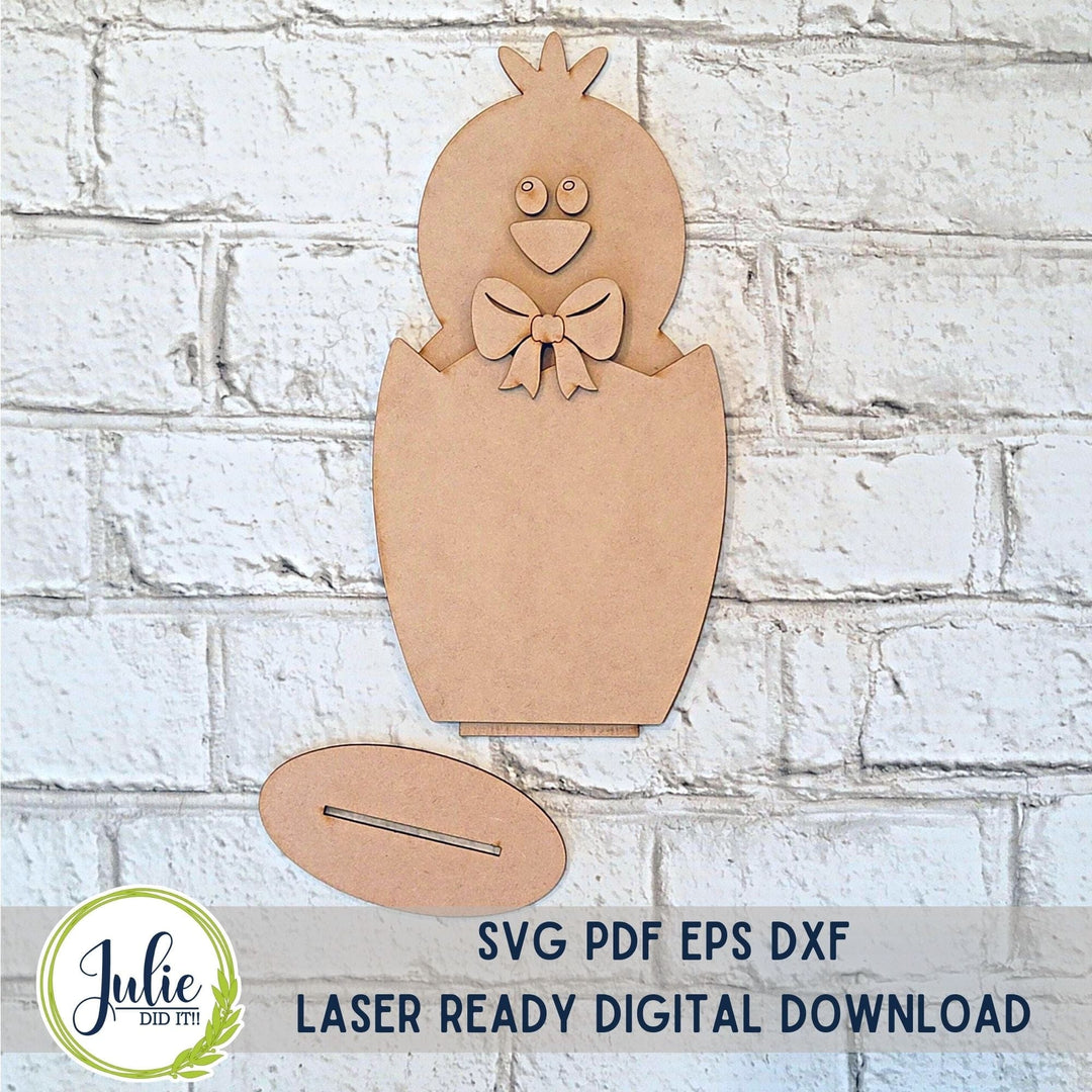 Julie Did It Studios Hatched Chick Shelf Sitter -  February 2024 Design Studio