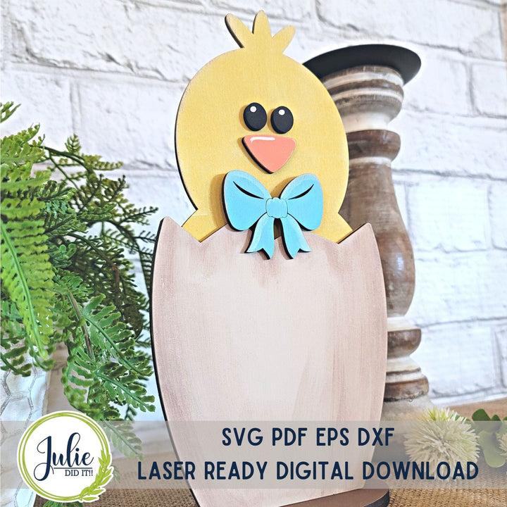 Julie Did It Studios Hatched Chick Shelf Sitter -  February 2024 Design Studio