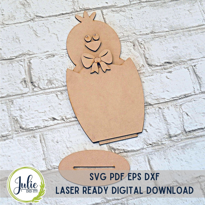 Julie Did It Studios Hatched Chick Shelf Sitter -  February 2024 Design Studio