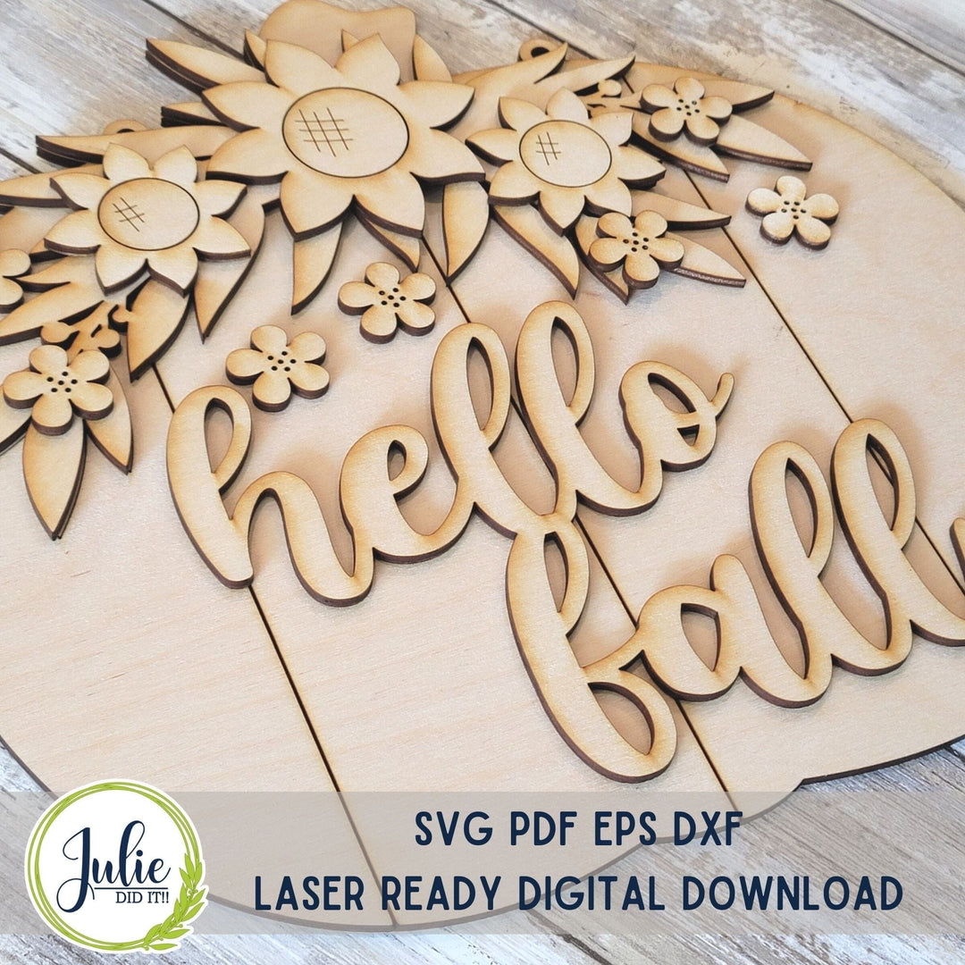 Julie Did It Studios Hello Fall Rustic Pumpkin