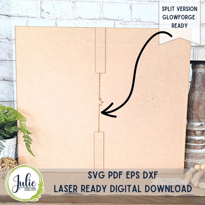 Julie Did It Studios "Live Like Someone Left the Gate Open" XL Leaner - December 2023 Design Studio