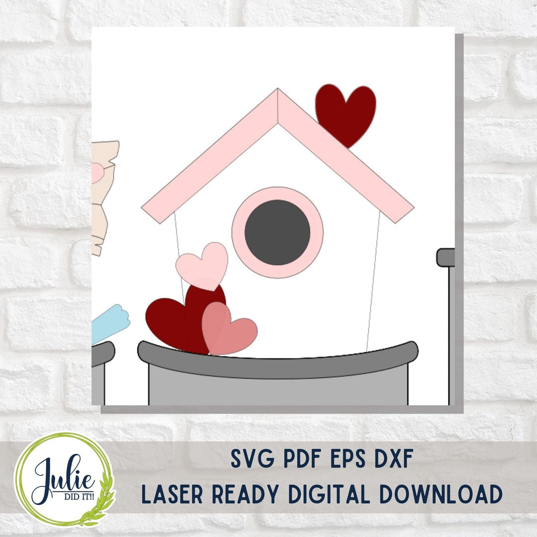 Julie Did It Studios Love Birds Train Insert