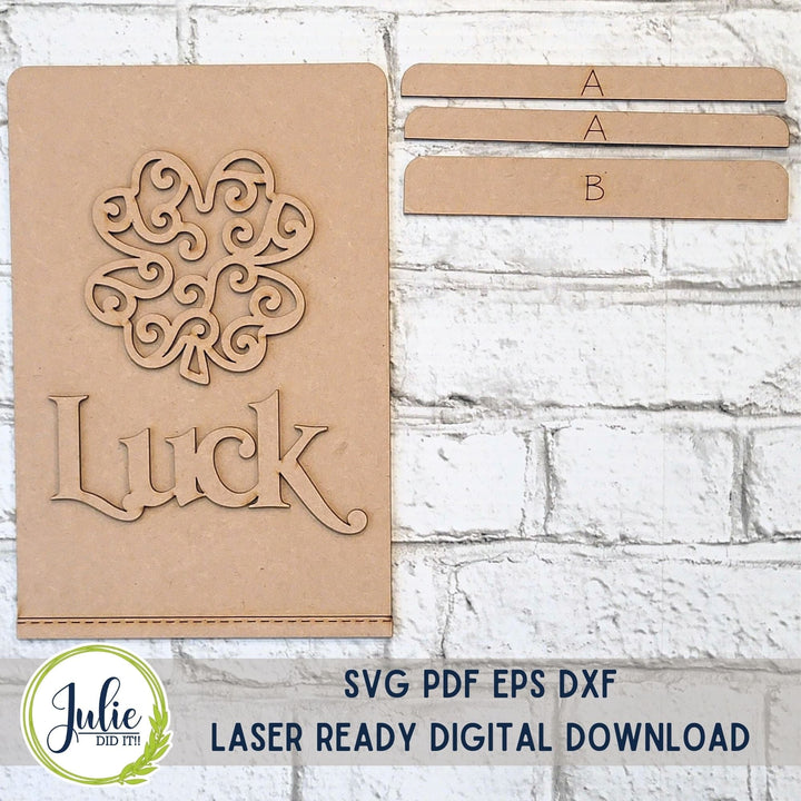 Julie Did It Studios "Luck" Interchangeable Tea Towel - January 2024 Design Studio