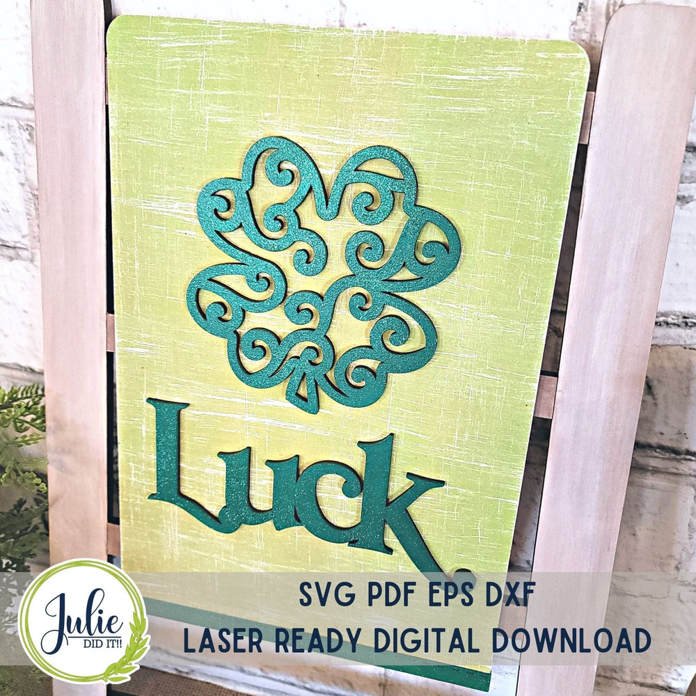 Julie Did It Studios "Luck" Interchangeable Tea Towel - January 2024 Design Studio
