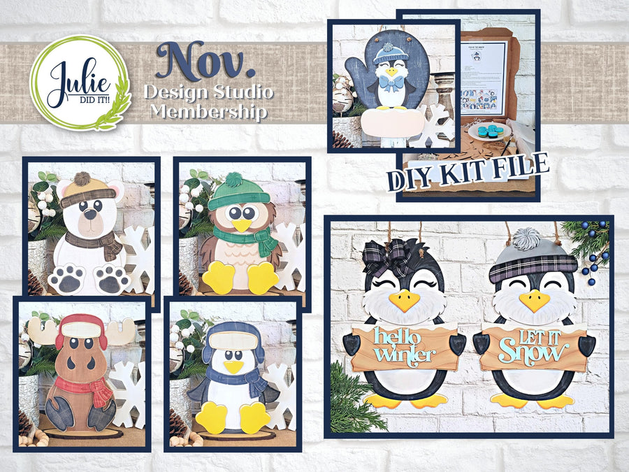 Julie Did It Studios November 2023 Design Studio Membership Bundle
