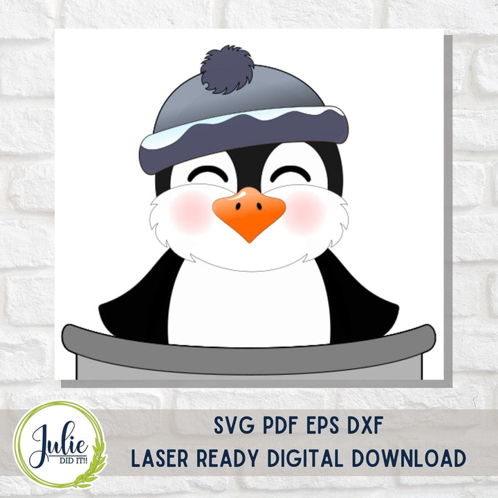 Julie Did It Studios Penguins Train Insert
