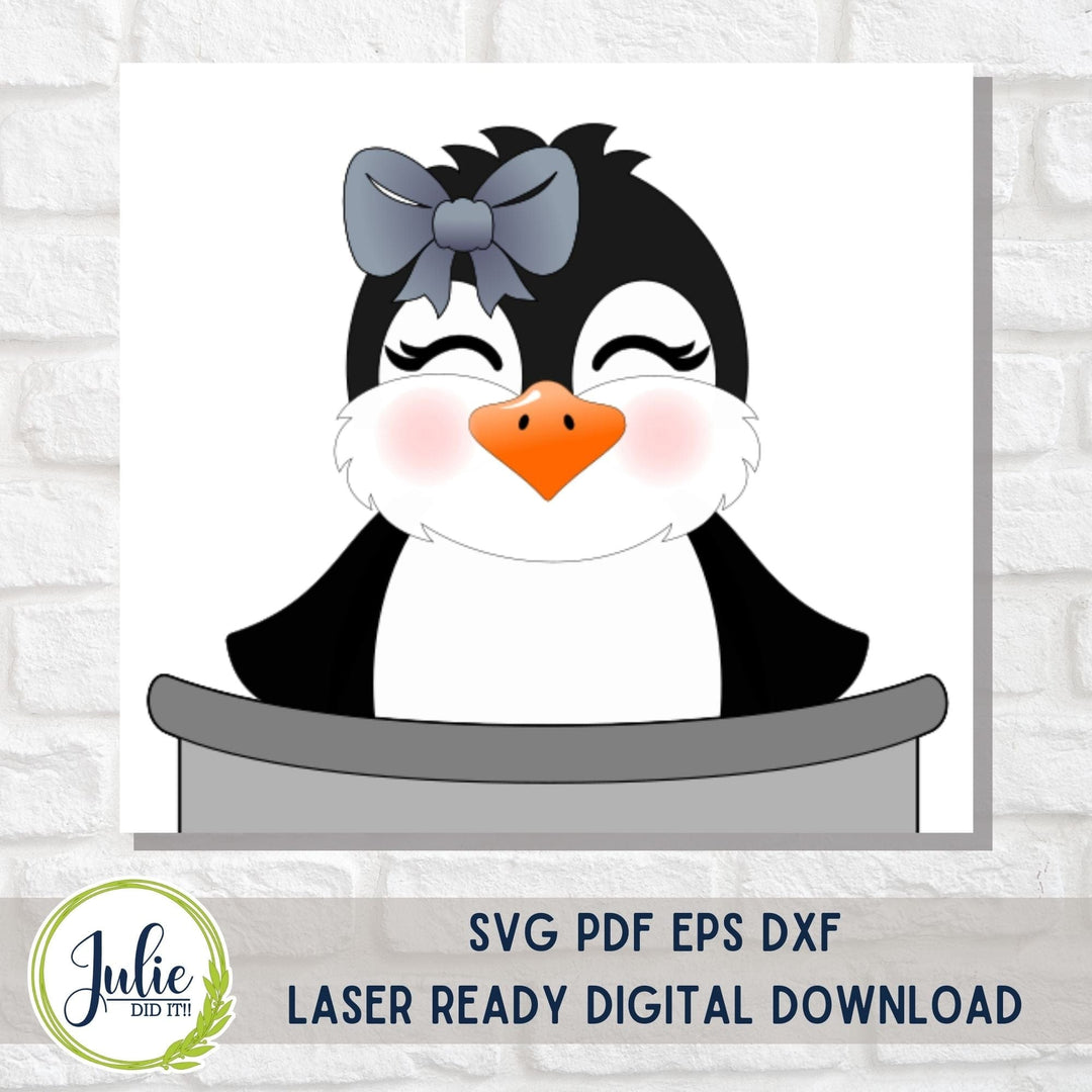 Julie Did It Studios Penguins Train Insert