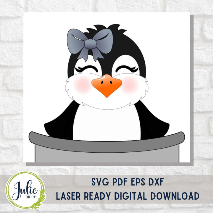 Julie Did It Studios Penguins Train Insert