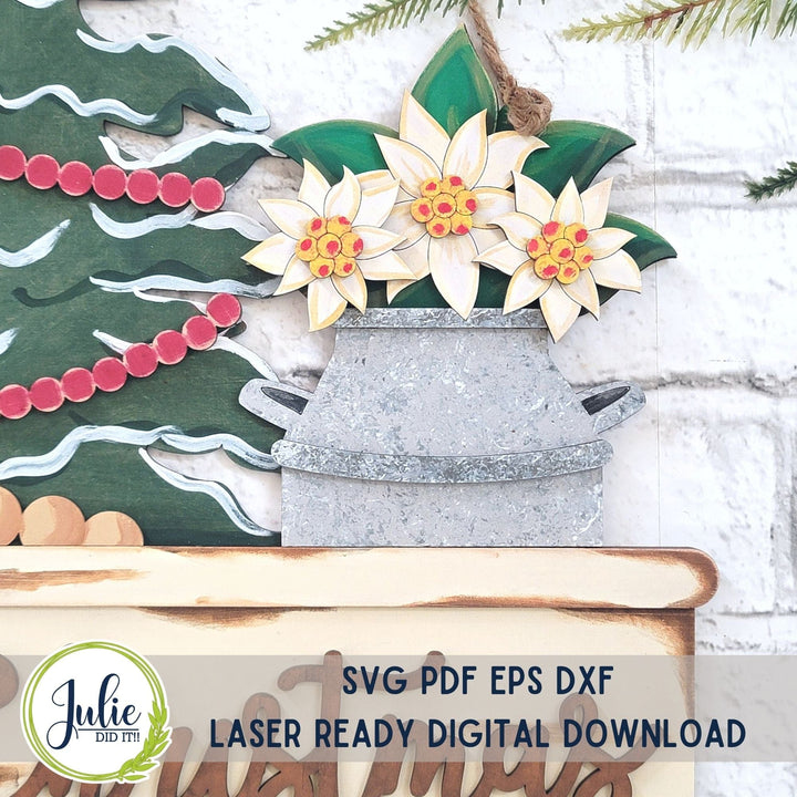 Julie Did It Studios Rustic Wagon Door Hanger - October 2023 Design Studio