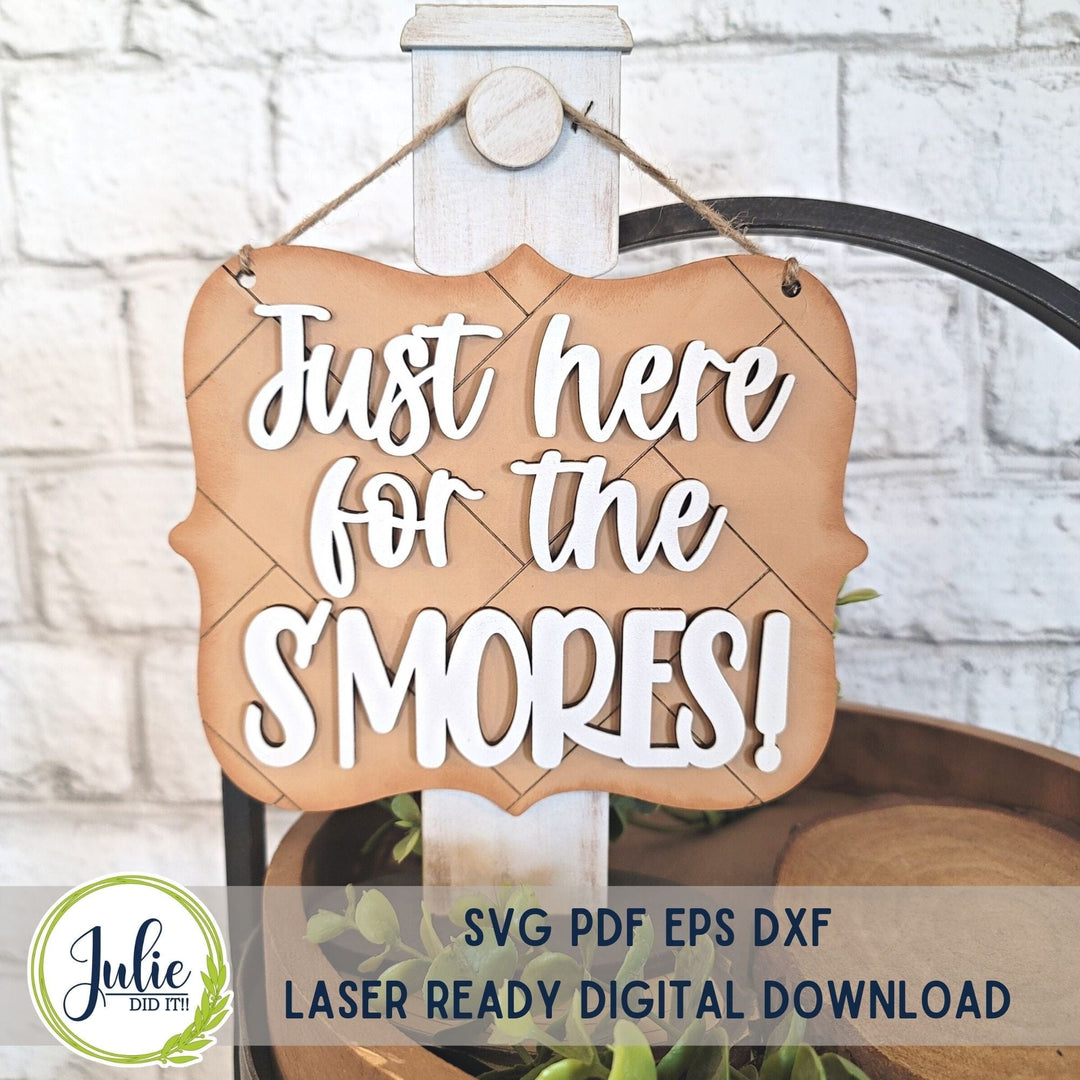 Julie Did It Studios S'mores Tiered Tray - May 2023 Design Studio