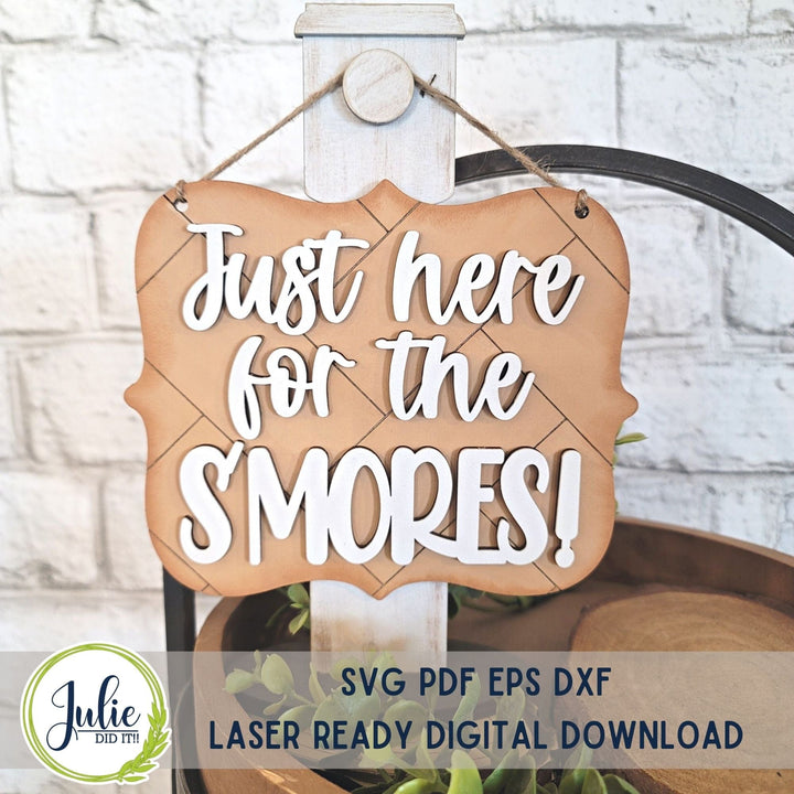 Julie Did It Studios S'mores Tiered Tray - May 2023 Design Studio