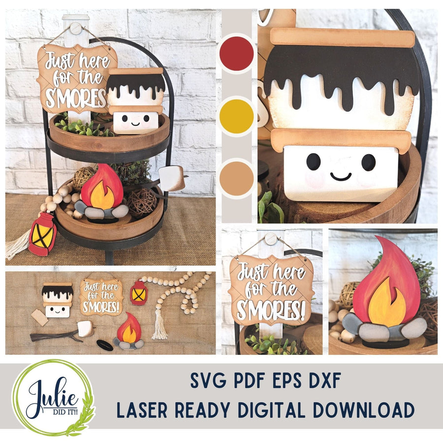 Julie Did It Studios S'mores Tiered Tray - May 2023 Design Studio