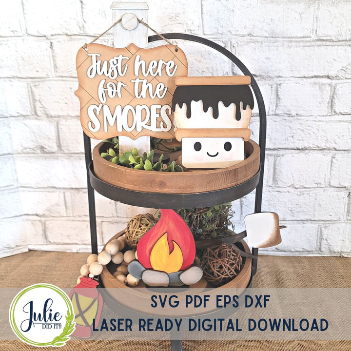 Julie Did It Studios S'mores Tiered Tray - May 2023 Design Studio
