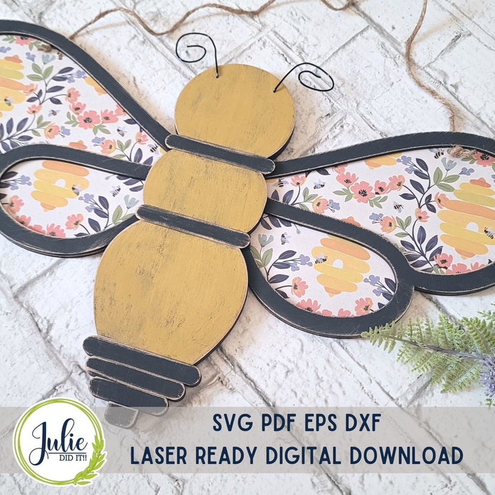 Julie Did It Studios Spindle Bee Hanger