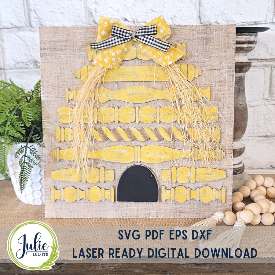 Julie Did It Studios Spindle Beehive Leaner