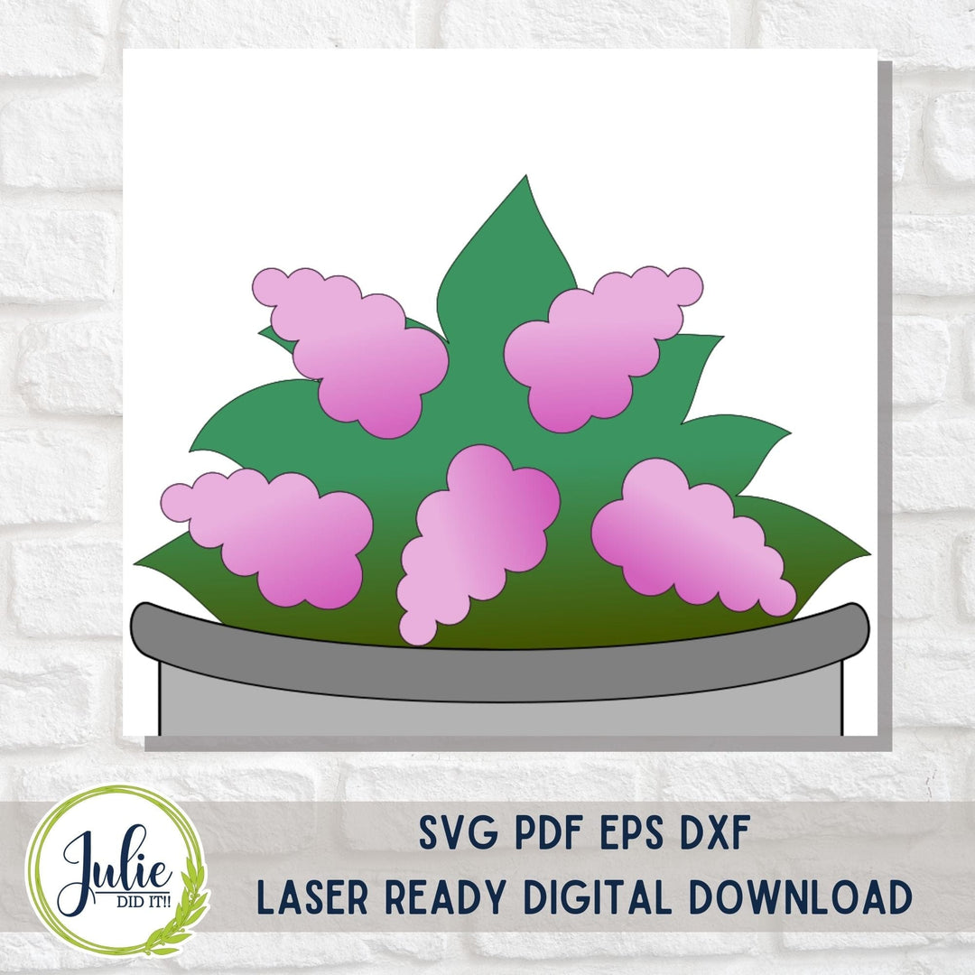 Julie Did It Studios Spring Flower Train Insert