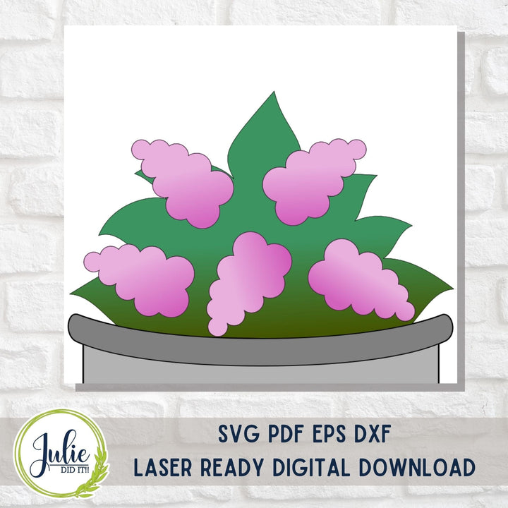 Julie Did It Studios Spring Flower Train Insert